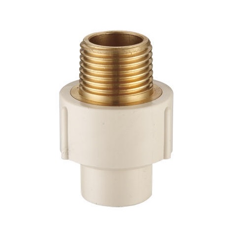 Ashirvad Aqualife UPVC Male Adaptor Brass Threaded-MABT (SCH 80) 1-1/4 Inch, 2235204